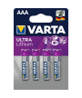 Blister 4 piles lithium AAA Varta (6103301404)