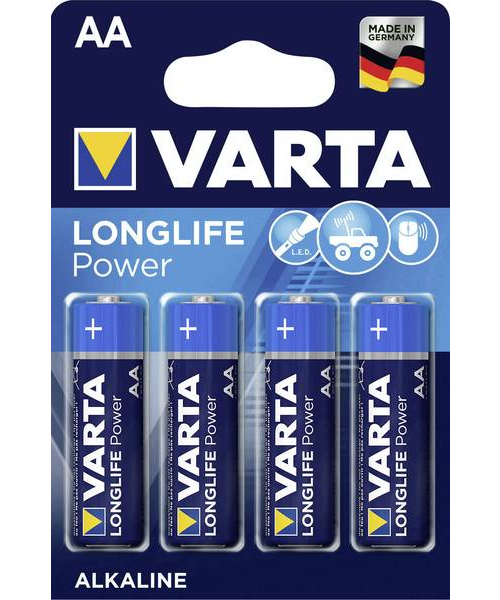 VARTA BLISTER 4 PILAS ALCALINA AA LR6 - 4106229414