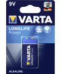 Batería de 9V alcalina 6LR61 Varta alta de energía