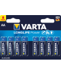 Blister 8 batteries alkaline 1 .5V LR6 High Energy Varta