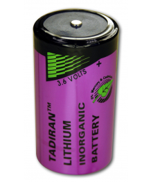 Batería de litio 3, 6V Tadiran D 19Ah