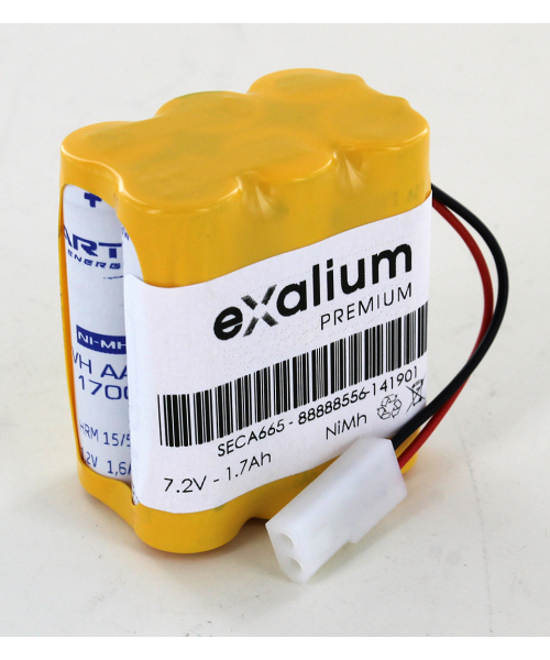Batteria Compatibile Per SECA Tipo 68 22 12 721 009: 7,2V 2000mAh NiMH, Sostitutiva Per Accessori Medicali, Colore Verde - 3