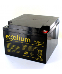 Batteria 12V 24Ah per l'illuminazione di funzionamento HANAULUX