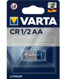 Lithium battery 3V 950mAh 1/2AA in blister VARTA (6127101401)