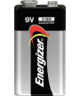 Batería 9V alcalina Energizer clásica