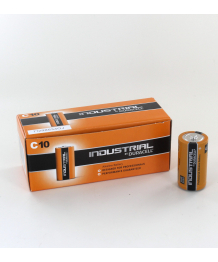 Alkaline battery 1, 5V industrial Duracell LR14-box of 10 (ID1400)