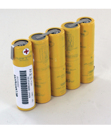 Batterie 12V 1,8Ah pour défibrillateur Defigard 3000 ODAM / BRUKER