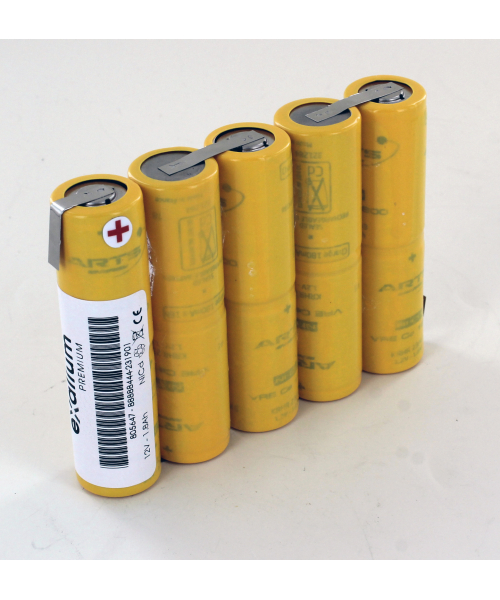 Batterie 12V 1,8Ah pour défibrillateur Defigard 3000 ODAM / BRUKER