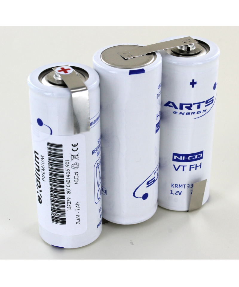 NiCd battery 3, 6V 7Ah 3VTFCC Saft Vlad