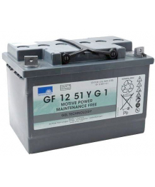 Piombo Gel 12V 50Ah (278 x 175 x 190) semi-trazione batterie Exide
