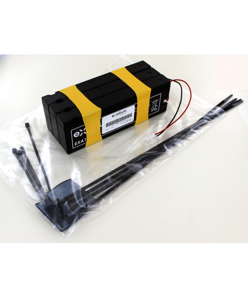Battery 36V 2.3Ah for survey-sick LUNA comes with kit of maintains
