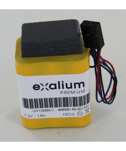 Battery 7,2V 1.1Ah for ventilator Oxylog 2000 DRAGER