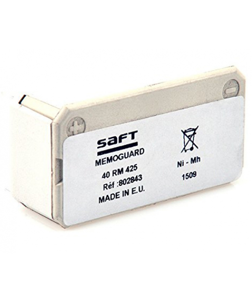 Batterie Ni-Mh 4.8V 250mAh Mémoguard Saft (802843)