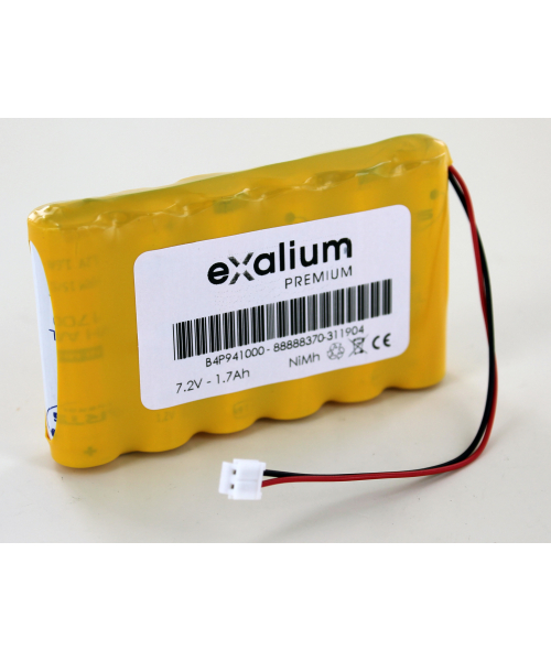 Bateria 7,2V 1,7Ah para electro-estimulador Compex 2