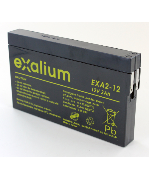 Battery 12V 2Ah for oximeter N3000 NELLCOR / PURITAN BENETT (TYCO