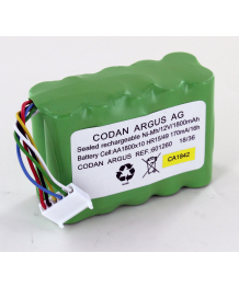 Batterie 12V 1.8Ah pour Pompe à perfusion CODAN (601074)