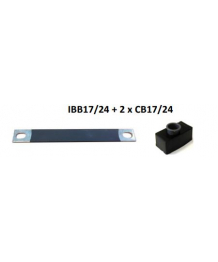 1 Connection Bar - 2 terminal caches (IBB17/24-2CB17)