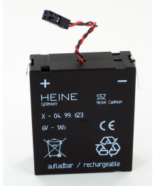 (REC) Batería 6V 1.2Ah (con conector) para auriculares Omega 100 HEINE (X0499623)