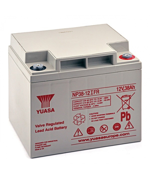 Lead 12V 38Ah (197 x 165 x 170) Yuasa battery