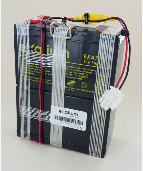 Batterie 24V 7Ah pour respirateur NPB840 NELLCOR / PURITAN BENETT (TYCO (4-070523)