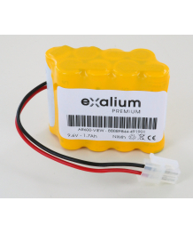 Batterie 9,6V 1,7Ah pour Ecg Cardiette AR600-VIEW CARDIOLINE