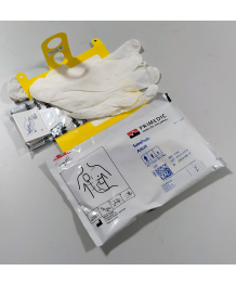 Electrodes adultes/enfants pour AED (connecteur 3 points) PRIMEDIC (96387) (96343)