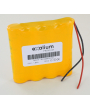 Batterie Ni-Cd 9,6V 1,8Ah 8VRECS1800 + Fils 10cm Saft ( ex PC01877) (805747)