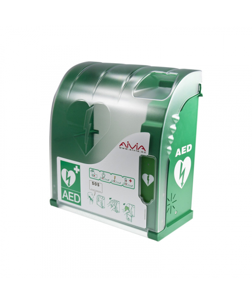 Outdoor wall case for AIVIA defibrillator Vlad