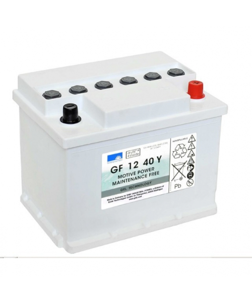 Batterie Plomb Gel 12V 40Ah (242x175x190) Semi-Traction Exide (GF 12 040 Y)