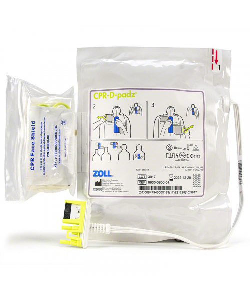 Electrodes pour adultes CPR-D Padz (avec kit de secours)