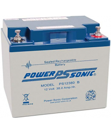 Batterie plomb 12V 38Ah PowerSonic (197x165x170) (PS12380VdS)