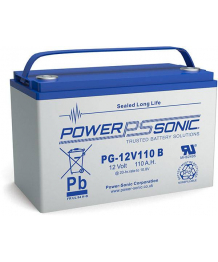 Batteria Piombo 12V 110Ah Power Sonic (330X173X212) M8 (PG12V110M8) 