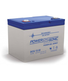 Batteria Piombo 12V 32Ah Power Sonic (195X130X180) M6 (DCG12-32) 