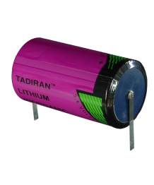 Pile Lithium 3.6V 19Ah D Tadiran + cosses (SL2780/T)