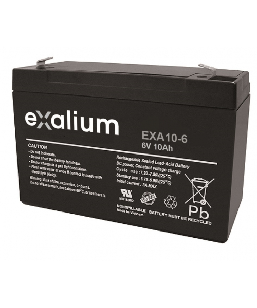 Battery 6V 10Ah for table 115001 MAQUET