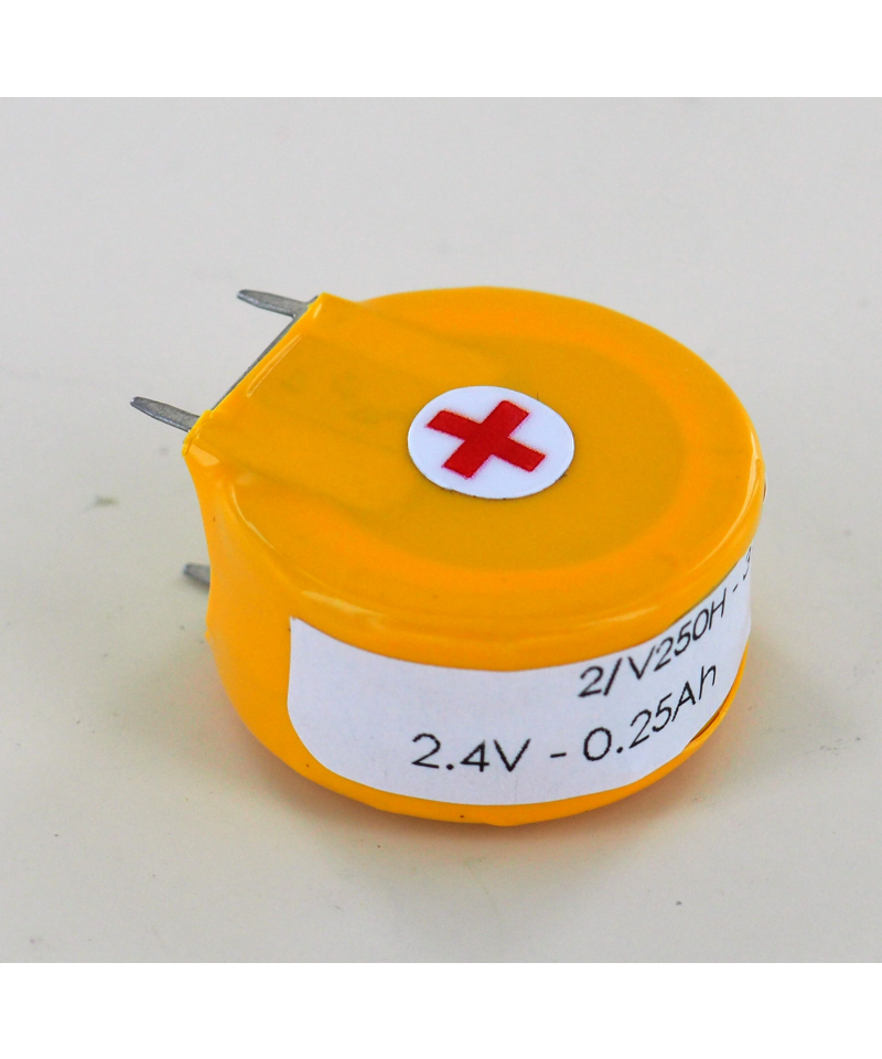 Batteria Tampone Ni-Mh 2,4V 40mAh Con PCB A 3 Pin Per Memorie – Extracell