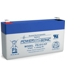 Batterie Plomb 6V 1.3Ah (97x25x55) (PS612ST)