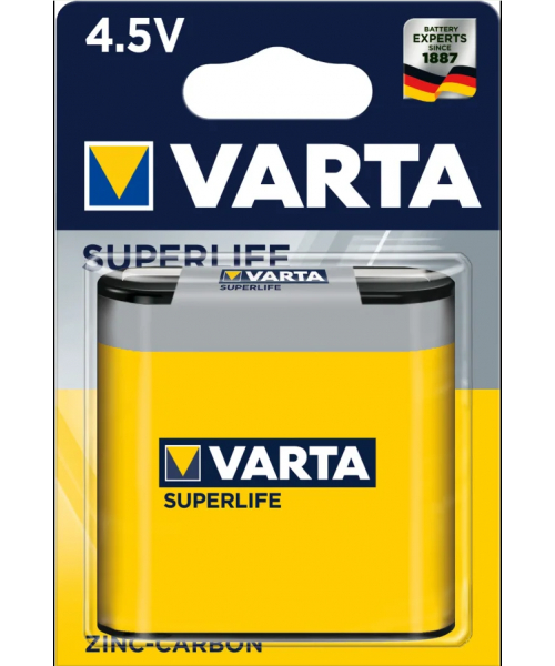 Saline 4.5V 3R12 Superlife Varta battery