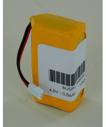 Batterie 4,8V 860mAh pour bilirubinomètre JM101-102 JAUNDICE METER / DRAGER (BILIGP4)