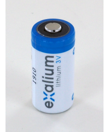 Batteria 3V 1,5 Ah Exalium (CR123)