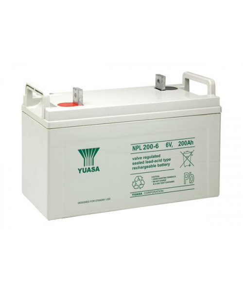 Lead 6V 200Ah (407x172.5x241) Yuasa battery
