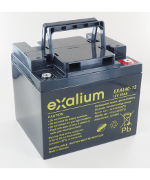 Batería Plomo 12V 40Ah EXALIUM (198X166X171) (EXAL40-12) 