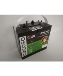 Pile 6V 600 Ah - eZ8 6/600 - dépolarisation par air (4AS10/300-2)