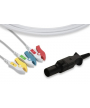 Cable IEC monobloc 3 branches à pince pour Micropaq WELCH ALLYN