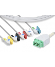 Cable IEC clip de 5 ramas para Dash 2000 GE HEALTHCARE