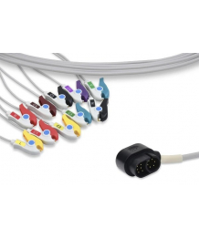 Cable IEC monobloc 10 branches à pince pour X Serie ZOLL