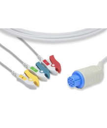 Cable IEC 3-branch clamp-to-to-be as3 GE HEALTHCARE monitor