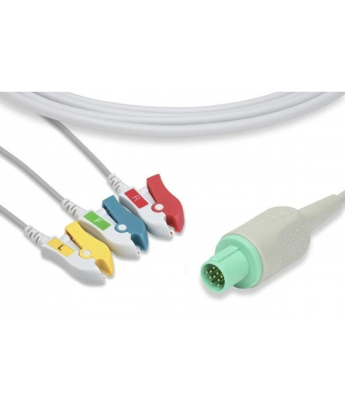 Cable monobloc 3 voies à pince pour Cardioserv GE HEALTHCARE
