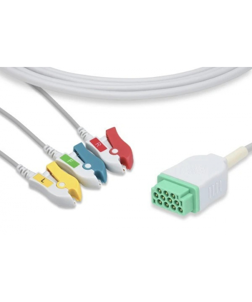 Cable monobloc 3 voies à pinces pour Dash GE HEALTHCARE