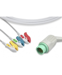 Cable IEC clip de 3 ramas para Corometrics 120 GE HEALTHCARE